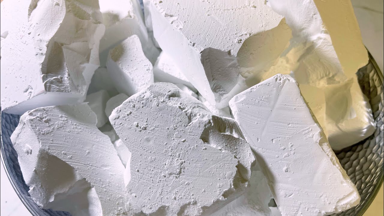 BSN Bowl 🤍🤍🤍 Beautiful, Buttery Broken Blocks | Gym Chalk AMSR