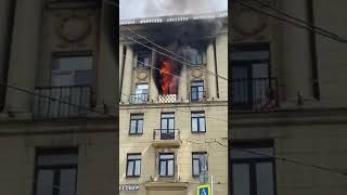 Пожар в Санкт-Петербурге.  Аккумулятор электросамоката вызвал пожар.