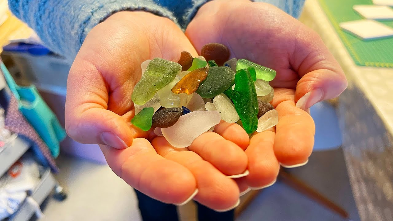 Creative Sea Glass Craft Ideas (creating pebble art)