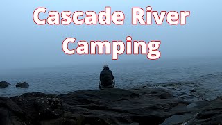 Out camping and hiking at Cascade River State Park on the north shore of Lake Superior