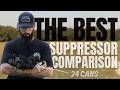 The Best 5.56 Suppressor Comparison Video Ever! 24 Cans!