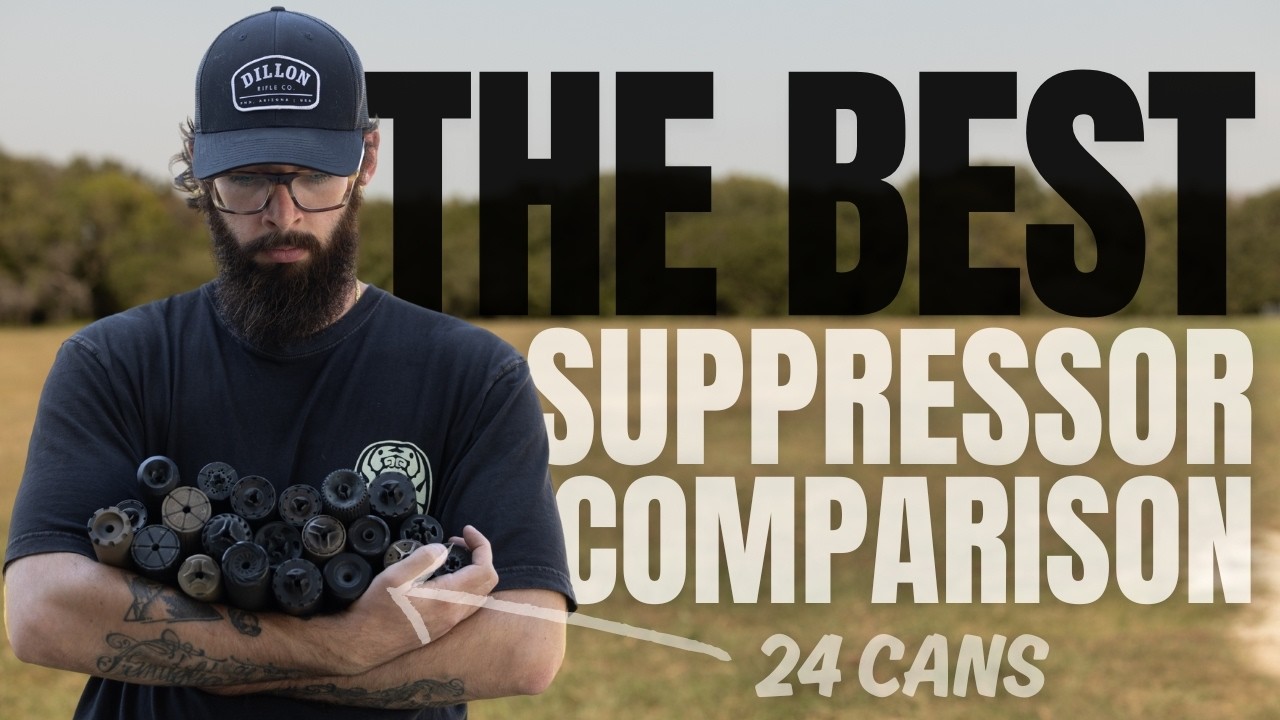 The Best 5.56 Suppressor Comparison Video Ever! 24 Cans!