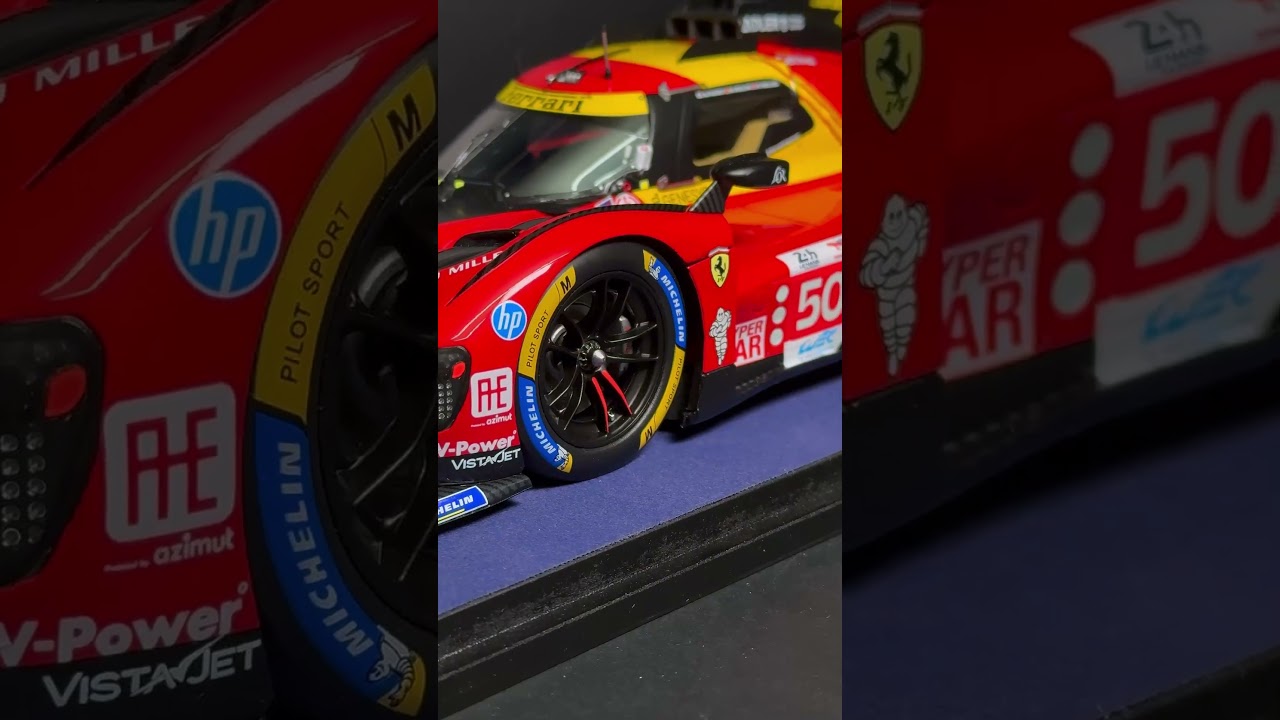 Ferrari 499P No.50 AF CORSE Le Mans 2024 1/18 Looksmart