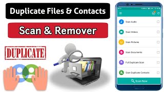 Duplicate Files Fixer & Remover | How To Delete Duplicate Contacts & Files | Scan Duplicate Files screenshot 2