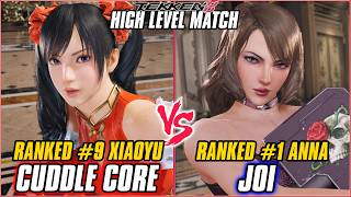 TEKKEN 8 - CUDDLE CORE (Ranked #9 Xiaoyu) vs JOI (Ranked #1 Anna) | TEKKEN 8 HIGH LEVEL MATCHES