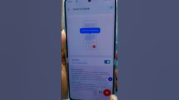 Realme p1 5g Select to speak on // accessibility button