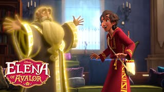 Mateo and Elena Meet Alacazar But Spirit - Elena of Avalor | Spirit of a Wizard (HD)