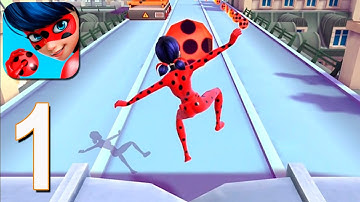 Miraculous Ladybug & Cat Noir - Gameplay Walkthrough Part 1 - Level 1-5(iOS,android)