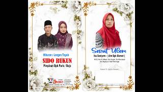 Live Lagen Tayub Sido Rukun dikediaman Ibu Saniyem (Alm Bpk Slamet) Wonodadi KNZ AUDIO & DMS AUDIO
