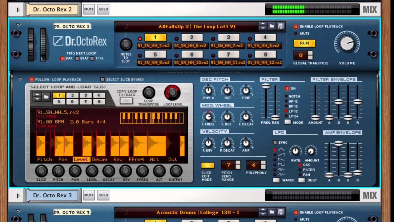 Subtractive Looping with Reason Dr Octo Rex