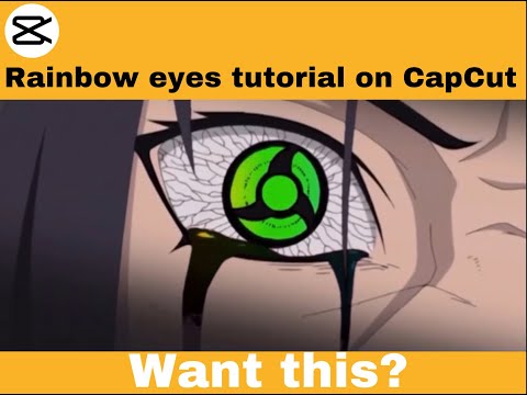 Rainbow glow Capcut tutorial
