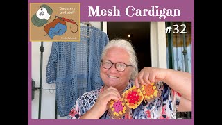 #32 #crocheting #mesh #cardigan, starting a #grannysquare cardigan and a small #yarn haul