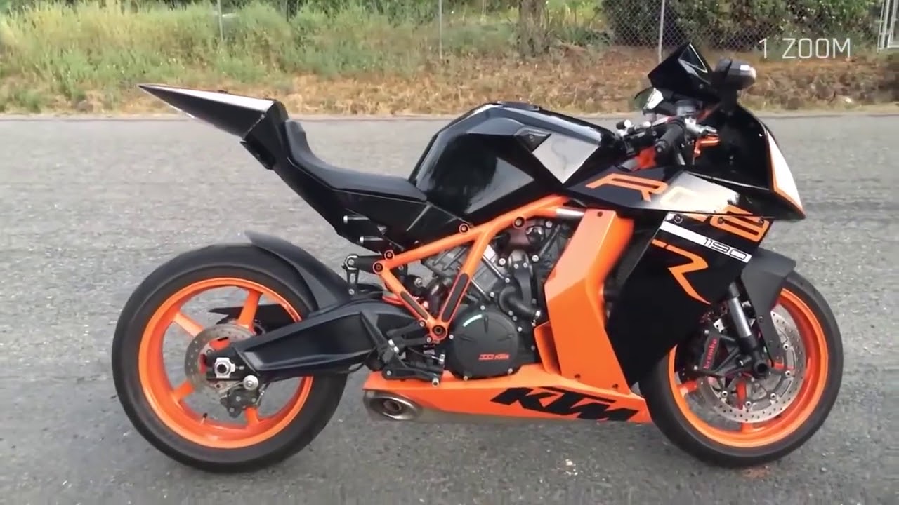 バイク Ktm初のスーパースポーツ Rc8 超攻撃的なss Youtube