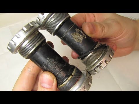 видео: Обслуживание и замена подшипников в каретке Shimano Hollowtech II