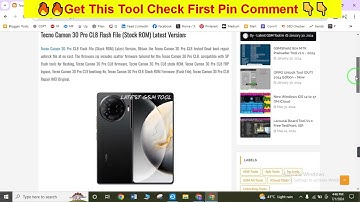 Tecno Camon 30 Pro CL8 Flash File Stock ROM | Flash Tecno W2 Firmware File | Samsung Frp 2024 Update