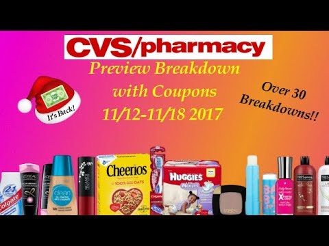 CVS Preview Breakdown w/ Coupons 11/12-11/18
