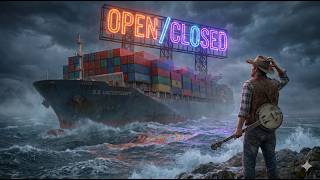 OPEN OR CLOSED (Hormuz Hokey Pokey) 🤠🌍 | Bluegrass Comedy Chaos