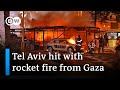 Hamas has launched rockets at Tel Aviv after a major Israeli airstrike in Gaza | DW News