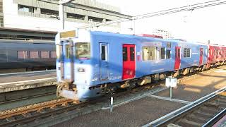 JR豊肥本線キハ220形 大分駅発車 JR Kyushu Hohi Main Line KiHa220 series DMU