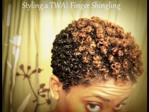 Styling a TWA | Updated Finger Shingling Routine