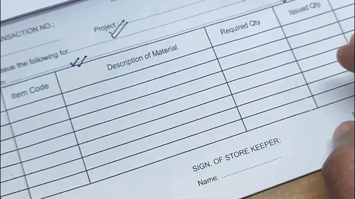 Construction Line me Store se Metrial issue karwne ke liye issue slip kiss prakar fill karte hi.