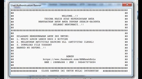 How To Edit Automatically Authentication Banner VPS To Show On SSH Account