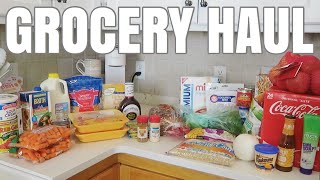 Grocery Haul + Meal Plan