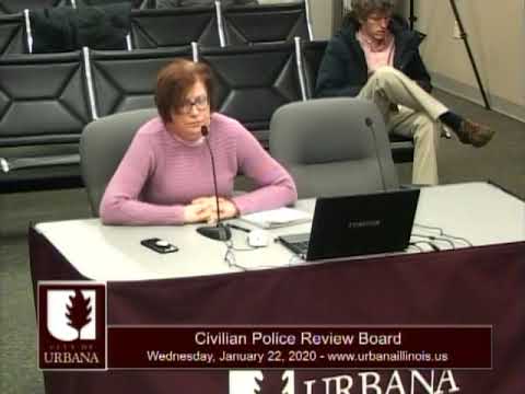 Urbana Civilian Police Review Board 01-22-2020