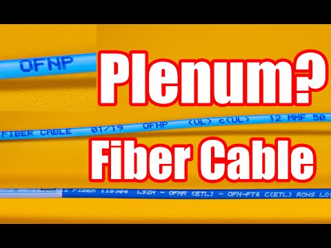 Why Plenum Fiber Optic Cable, OFNP, OFNR, and LSZH Matter