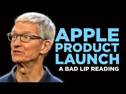 "APPLE PRODUCT LAUNCH" — A Bad Lip Reading