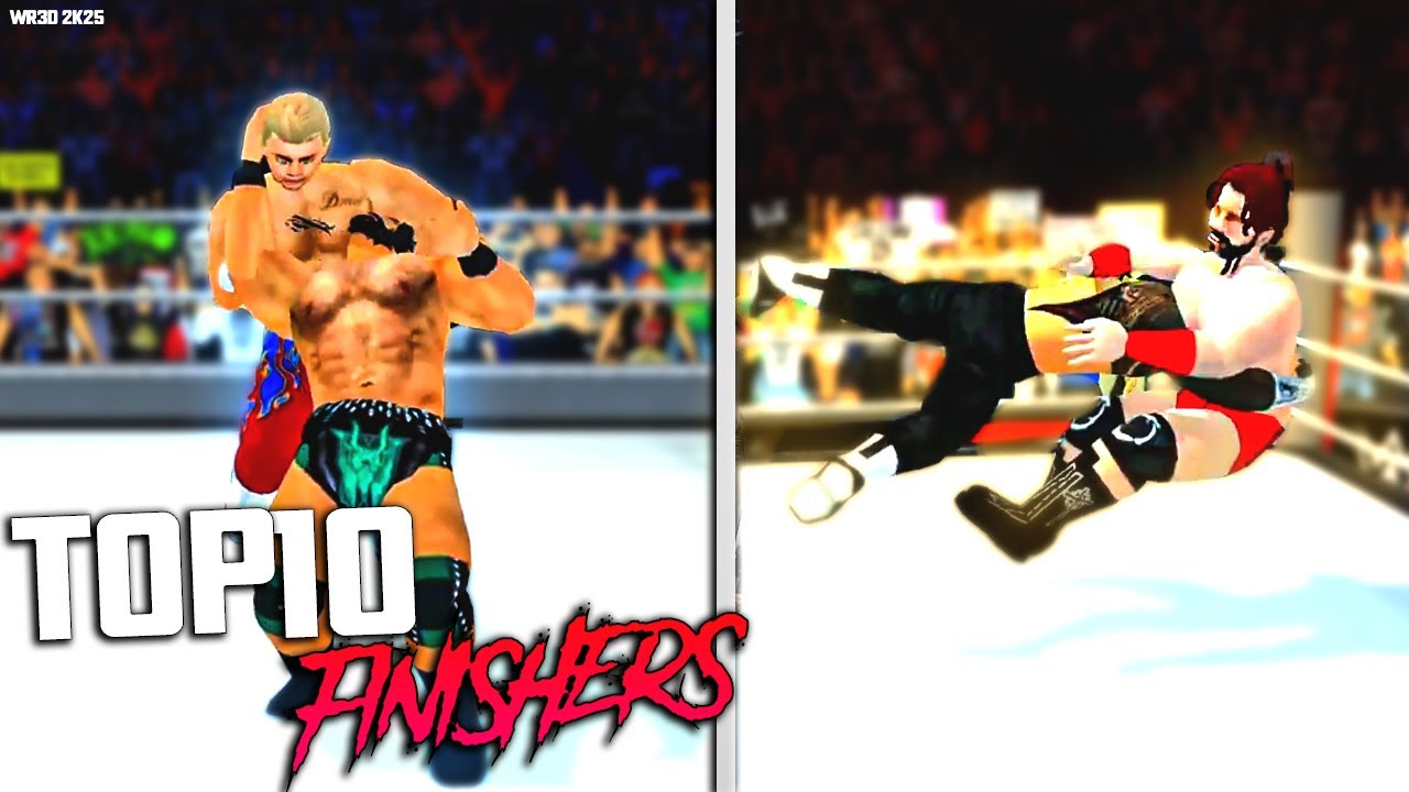 Top 10 Craziest Finishers in WR3D 2K25 (INSANE Animations!)
