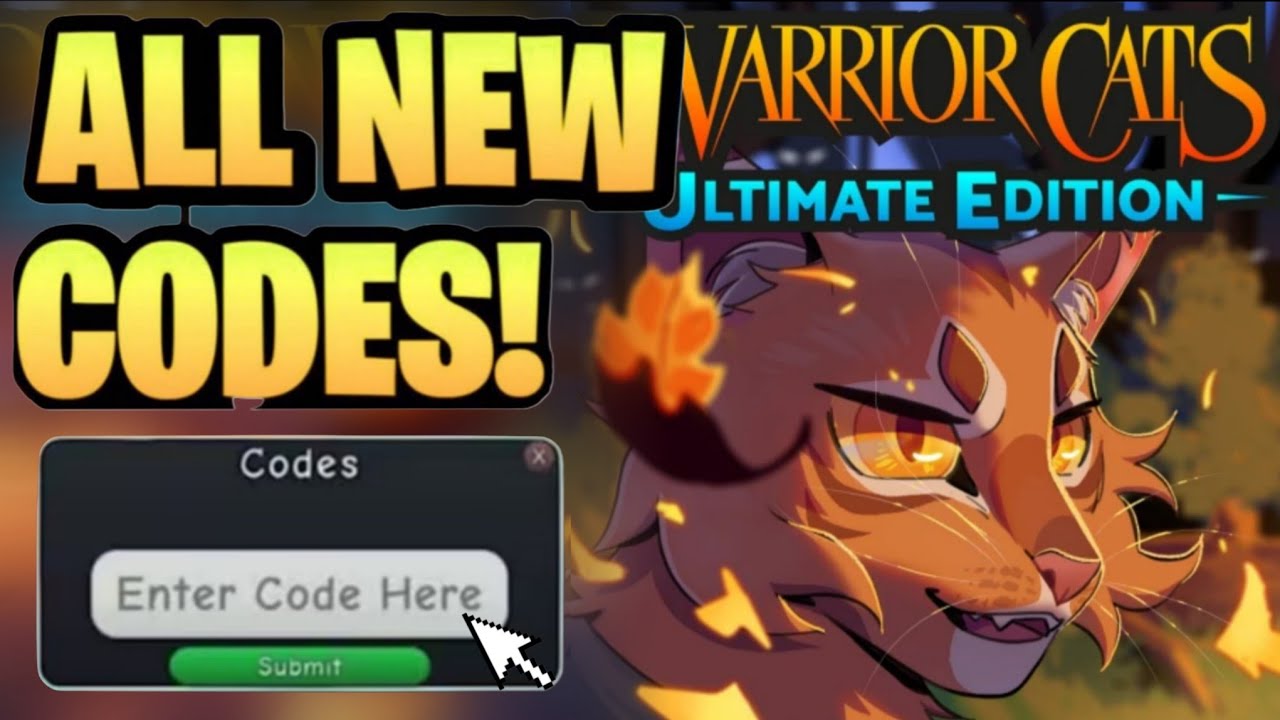 *NEW* ALL WORKING CODES FOR WARRIOR CATS OCTOBER 2025! ROBLOX