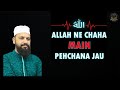 Allah ne chaha mai pahechana jau  by mohammed sibgatullah iftekhari  dars e tasawwuf