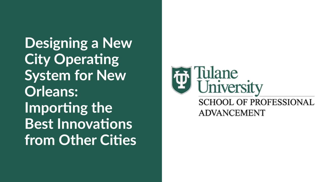 Designing a New City Operating System for New Orleans (recap)