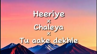 Heeriye × chaleya × tu aake dekhle lyrical | lofi Mashup | Revibe