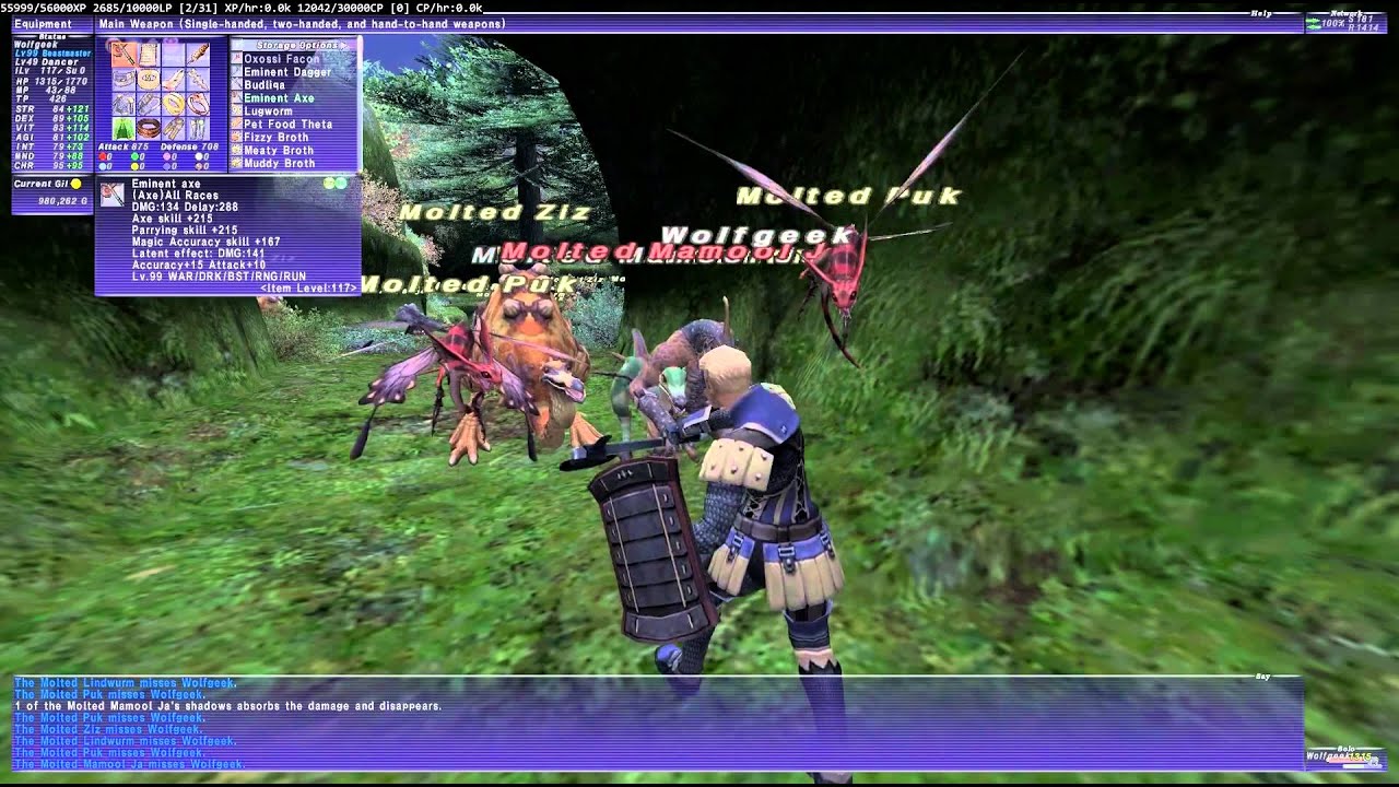 FFXI Assault Blitzkrieg (Sergeant Major) uncapped