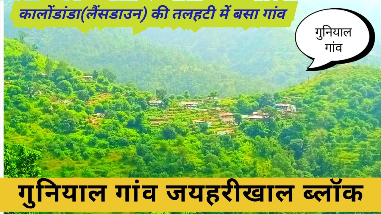 गुनियाल गांव में काफी लोग दिखे, पलायन भी कम,इस घाटी का खूबसूरत गांव गुनियाल उन्नत काश्तकार भी यख