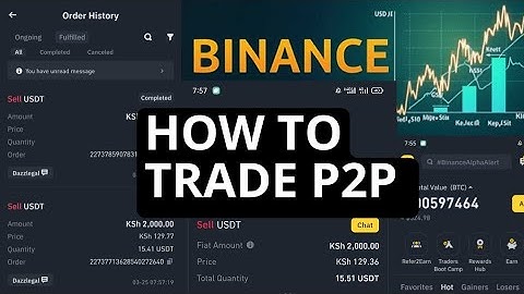 How To Sell Usdt To M-PESA Using BINANCE p2p | How to Trade USDT$ for KSH In Binance#crypto #bitcoin