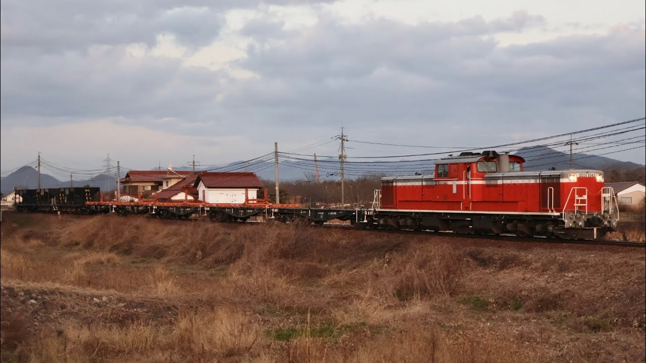 山口線DL乗務員訓練 DD51＋チキ＋ホキ