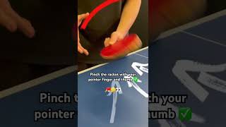 How to hold YOUR racket whilst serving 🏓👀 Full video 👆
