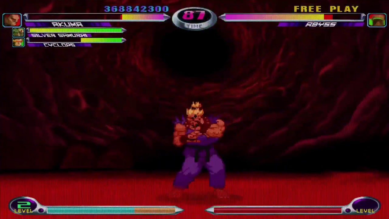 Marvel vs Capcom 2 gameplay 