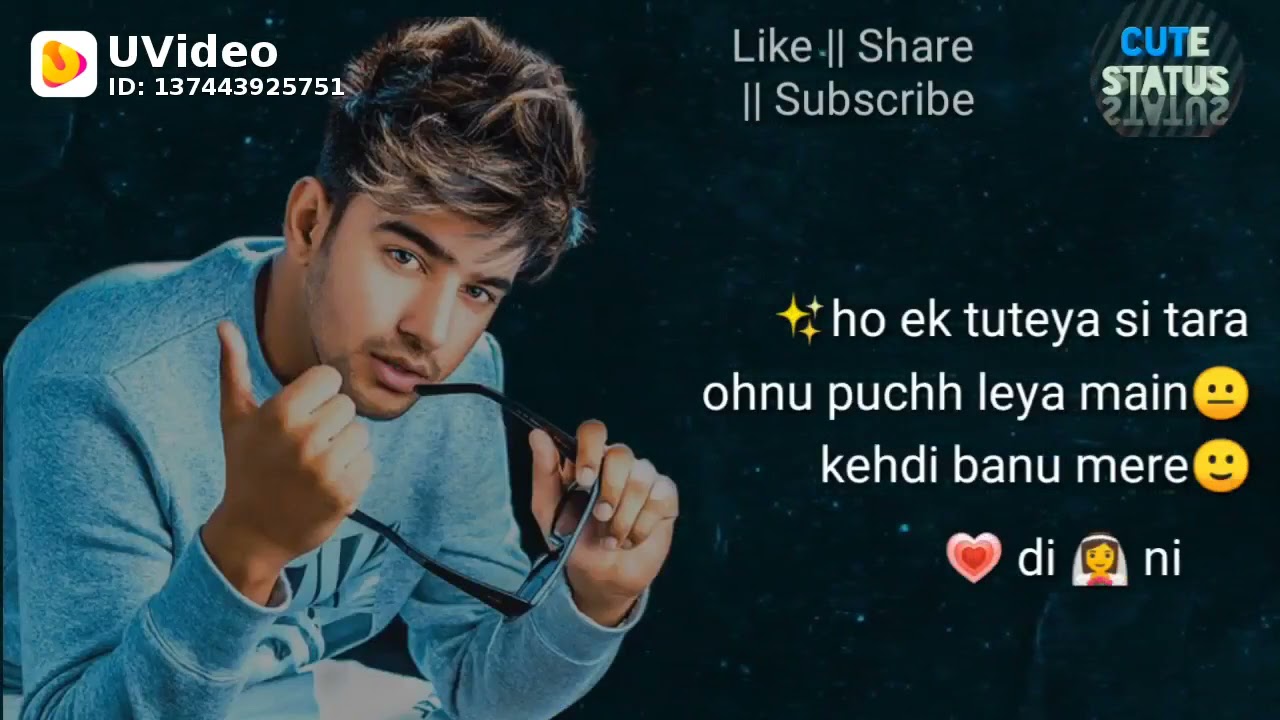 ho ek tutya si taara auno puch liya main kedi banugi mere dil di queen 👑 jass manak whatsapp status