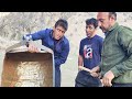 Building a hanging barrel for nomads to cross: A creative solution for crossing the river