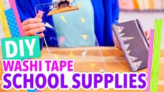 DIY Washi Tape School Supplies - Back to School Week - HGTV Handmade