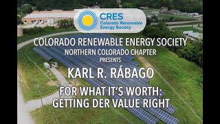 For What It’s Worth: Getting the Value of Distributed Energy Resources Right