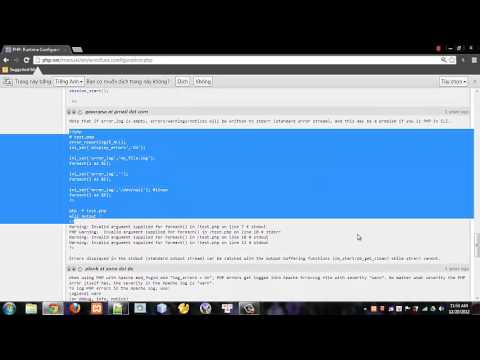 debug php - runtime config
