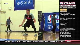Katz Does NBA Combine Drills