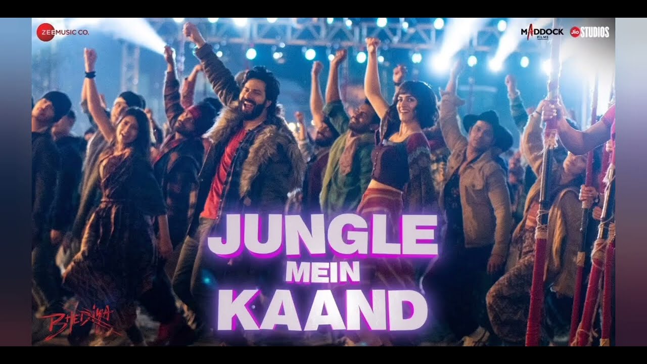 Jungle Mein Kand Ho Gaya Song  Bhediya Full Video  Varun Dhawan Kriti Sanon  junglemeinkaand 
