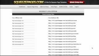 SQUEEZE PAGE TUTORIALS - REDIRECT LINK SETTINGS