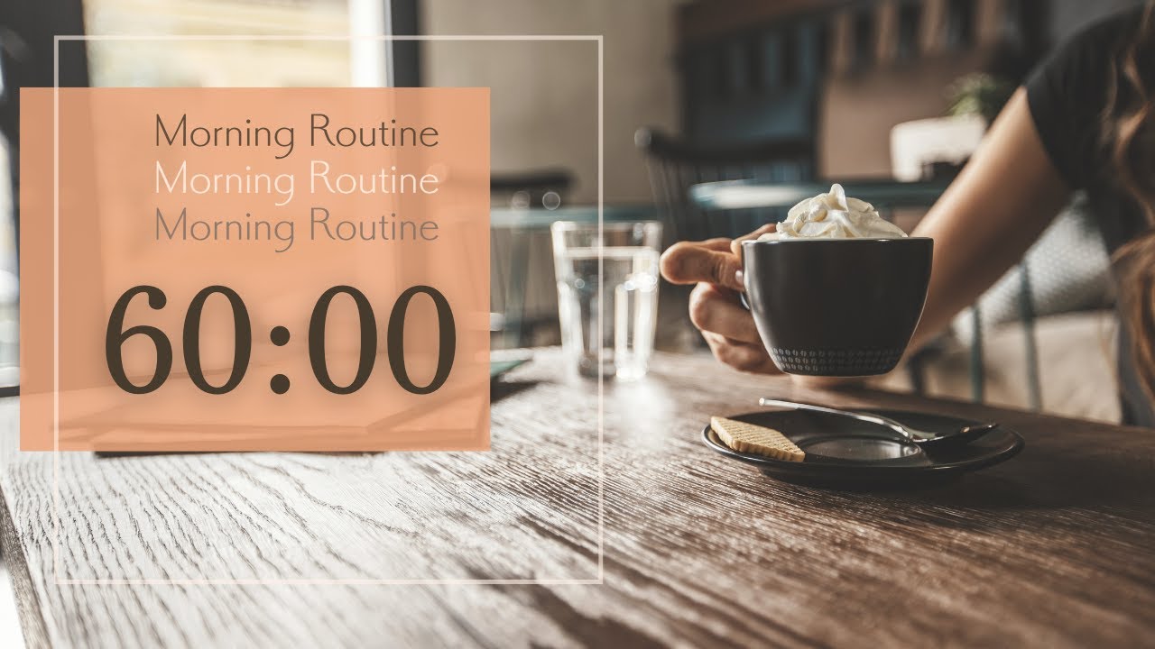 [ Timer with Music ] Music for getting ready in the morning🌤️ [ 1 hour ...